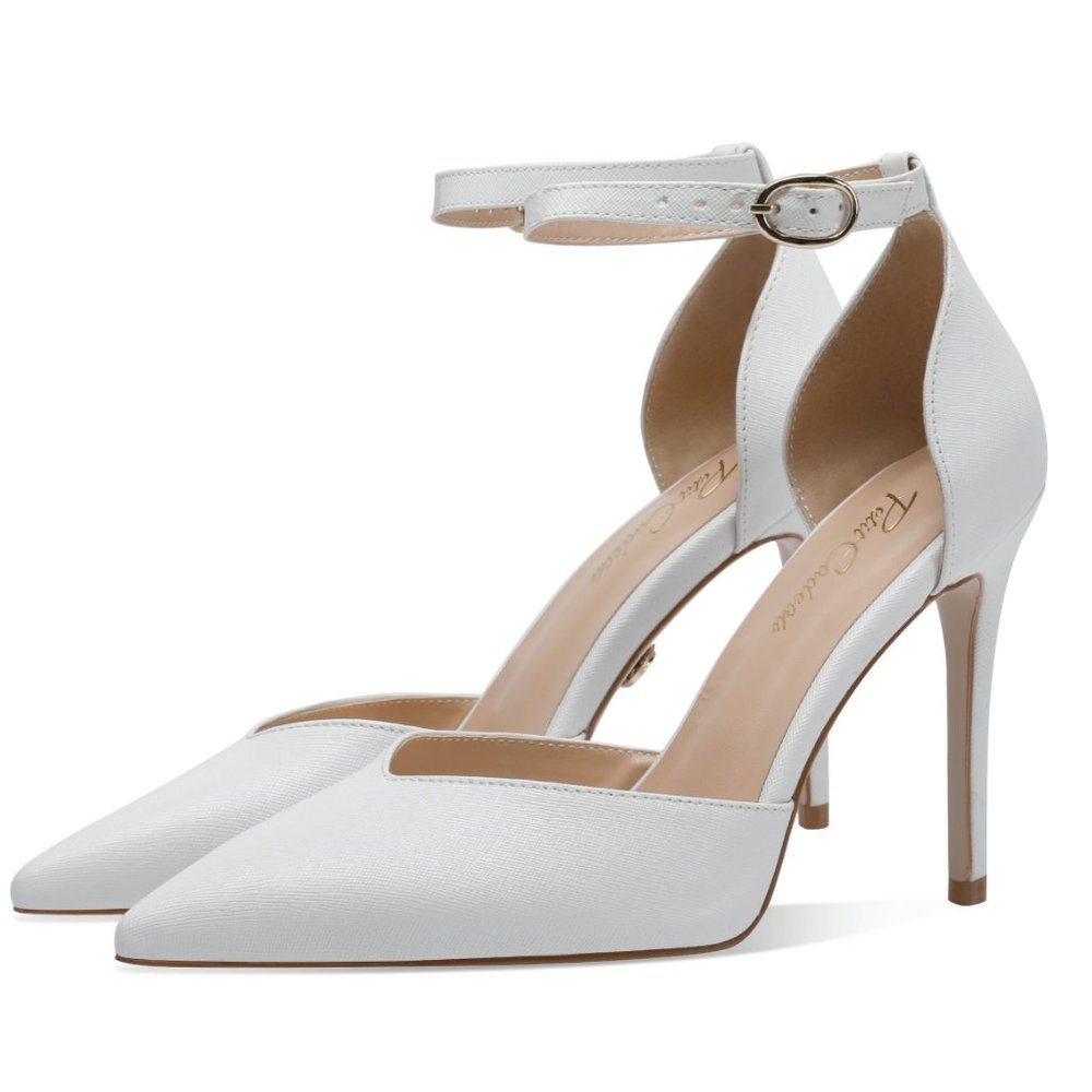 Petit Cadeau Carolyn - 4" Pointed Toe High Heel Sandals with Ankle Straps. NEW! - Picture 2 of 6